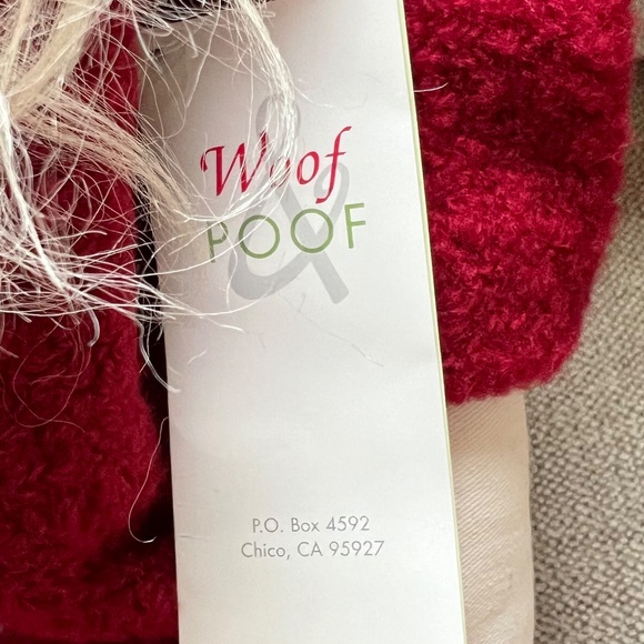 VTG Woof & Poof 2001 Large Santa w W&P Button & tag - Picture 5 of 6